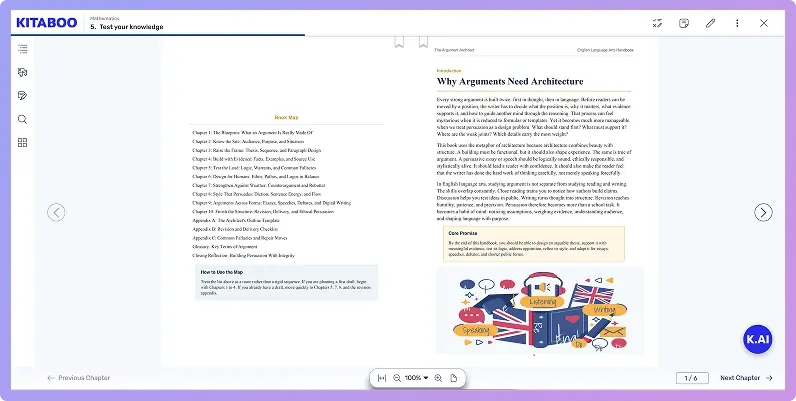 Interactive digital learning interface