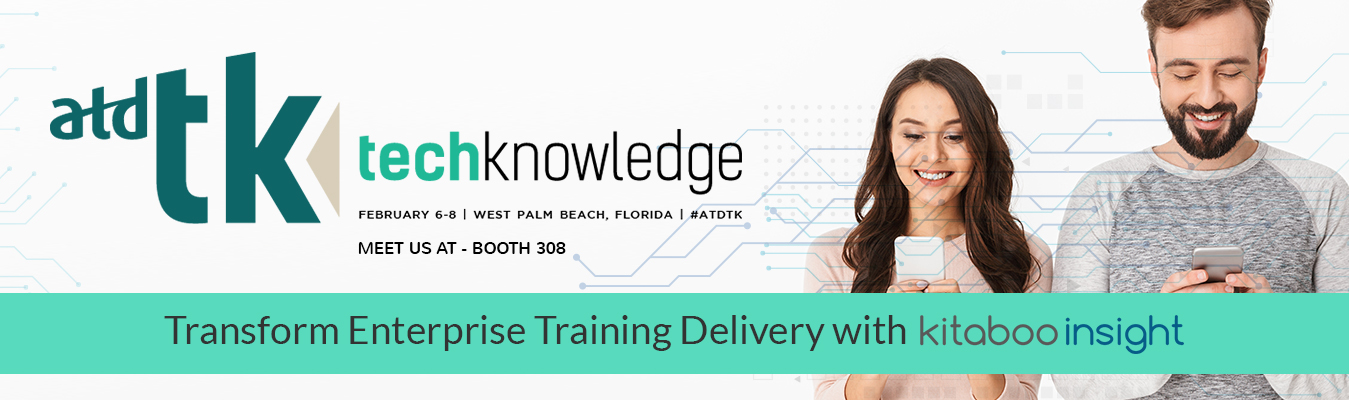 Meet Hurix Digital at ATD TechKnowledge 2019 Booth 308, to discover an exciting mobile-based training delivery & enterprise learning solution Kitaboo Insight